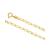 9kt Yellow Gold Long Link 35 Essential Link Bracelet (1.2mm)