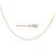 18kt Yellow Gold DC Wheat Chain 022 (0.85mm)