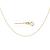 9Kt Yellow Gold Anchor 025 Pendant Chain (1.05mm)