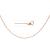 9Kt Rose Gold Anchor 025 Pendant Chain (1.05mm)