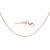 18kt Rose Gold Anchor 30 Pendant Chain (1.30mm)
