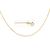 9kt Yellow Gold Closed Curb 028 Pendant Chain (0.95mm)
